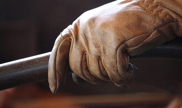 soften leather work gloves