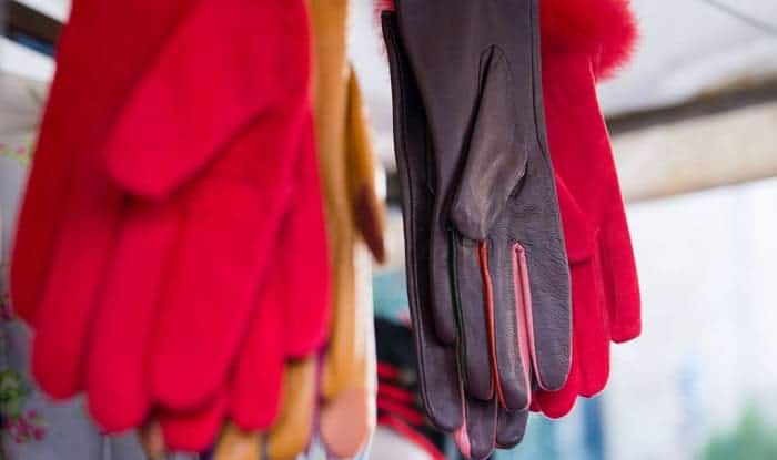 how to dry wet leather gloves