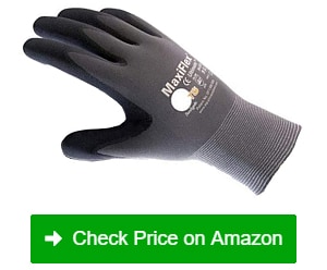 OZERO Work Gloves for Men Women: Mechanic Glove Touchscreen Firm Grip  Dexterity Light Duty Gloves for Gardening Construction