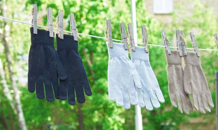 how to wash wool gloves