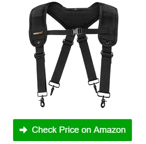 padded tool belt suspenders