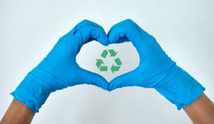 are nitrile gloves recyclable