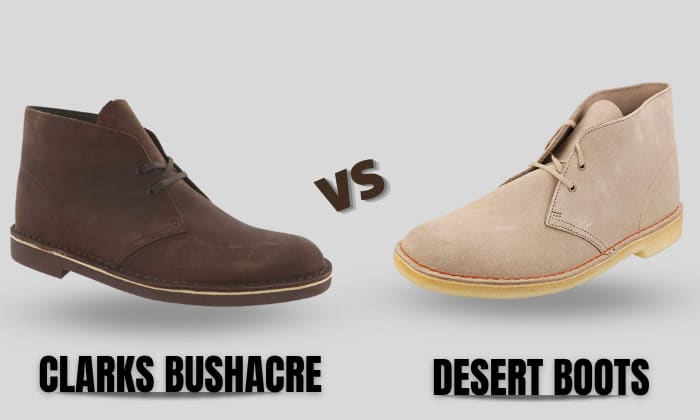 clarks bushacre vs desert boots