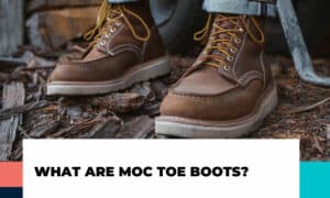 what are moc toe boots